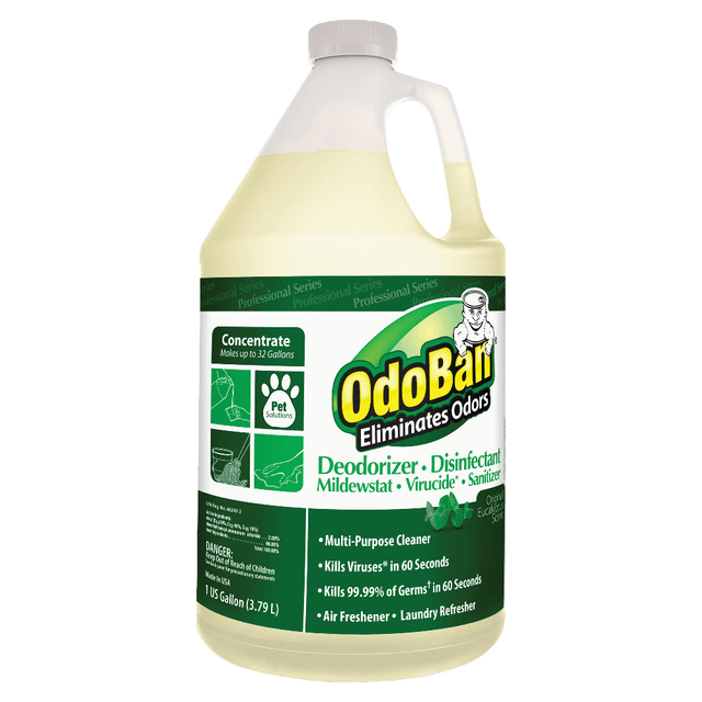 CLEAN CONTROL CORPORATION 911062-G4 OdoBan Multi-Purpose Deodorizer & Disinfectant Concentrate, Eucalyptus Scent, 128 Oz Bottle CLEAN CONTROL CORPORATION 911062-G4 OdoBan Multi-Purpose Deodorizer & Disinfectant Concentrate, Eucalyptus Scent, 128 Oz Bottle