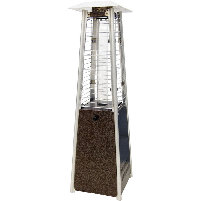 CANON USA, INC. HAN0202HB Hanover Mini Pyramid Tabletop Propane Patio Heater, Hammered Bronze