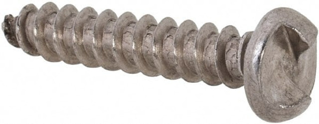 MSC 5.6A34RS Sheet Metal Screw: #6, Round Head, Slotted