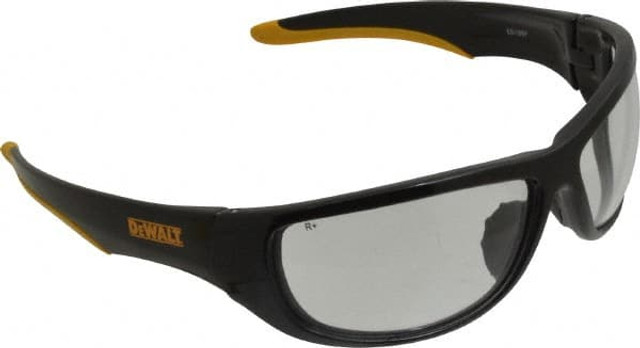 DeWALT DPG94-1D Safety Glass: Scratch-Resistant, Clear Lenses, Full-Framed, UV Protection