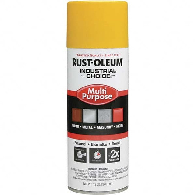 Rust-Oleum 1644830 Enamel Spray Paint: Safety Yellow, 12 oz