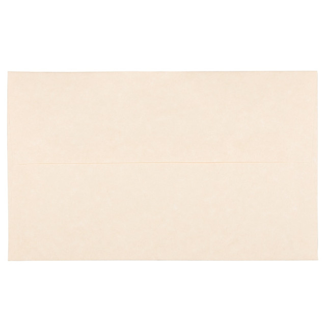 JAM PAPER AND ENVELOPE 47876 JAM Paper Parchment Booklet Invitation Envelopes, A10, Gummed Seal, 30% Recycled, Natural, Pack Of 25