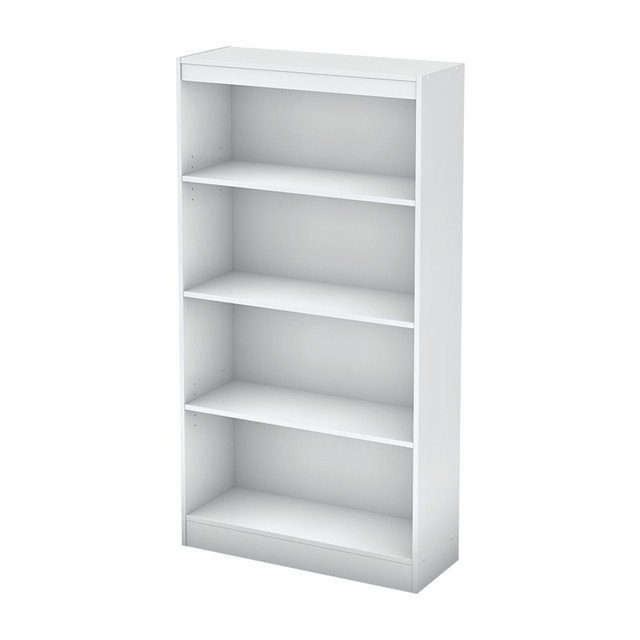 SOUTH SHORE IND LTD 7250767C South Shore Axess 57inH 4-Shelf Bookcase, Pure White