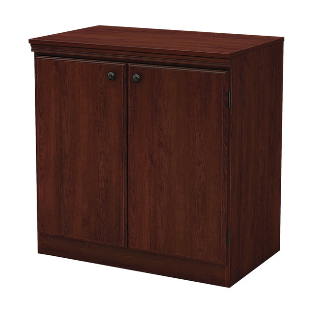 SOUTH SHORE IND LTD 7246722 South Shore Morgan 2-Door Storage Cabinet, Royal Cherry SOUTH SHORE IND LTD 7246722 South Shore Morgan 2-Door Storage Cabinet, Royal Cherry