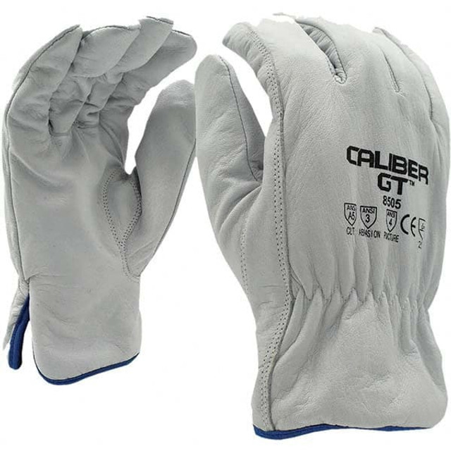 Cordova 8505M Cut, Puncture & Abrasive-Resistant Gloves: Size M, ANSI Cut A5, ANSI Puncture 4, Leather