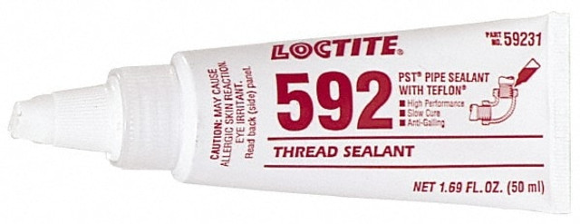 Loctite 209761 Threadlocker: White, Paste, 50 mL, Tube