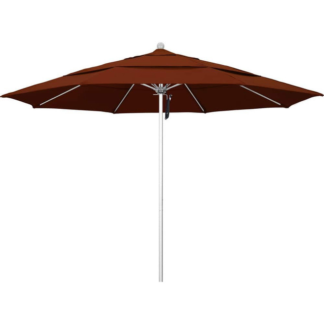 California Umbrella 194061619131 Patio Umbrellas; Fabric Color: Brick ; Base Included: No ; Fade Resistant: Yes ; Diameter (Feet): 11 ; Canopy Fabric: Pacifica