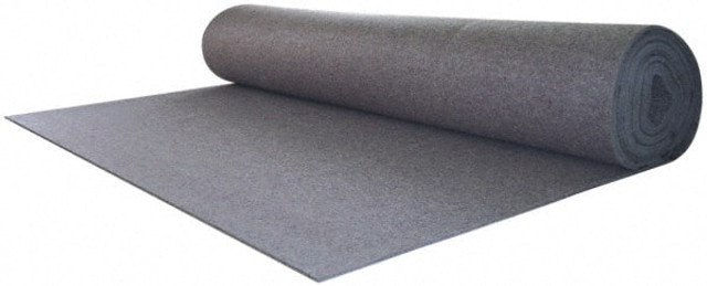 MSC F-13 5/8"X1' 12 x 72 x 5/8" Gray Pressed Wool Felt Sheet