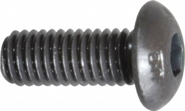 Unbrako 102058 #10-32 1/2" Length Under Head Hex Socket Drive Button Socket Cap Screw