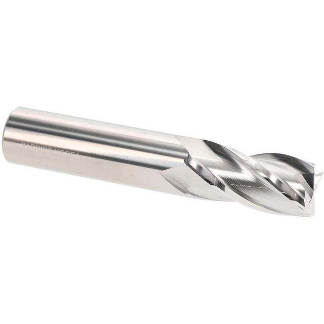 Hertel 750197 Square End Mill: 3/4" Dia, 4 Flutes, 1-1/2" LOC, Solid Carbide, 30 ° Helix
