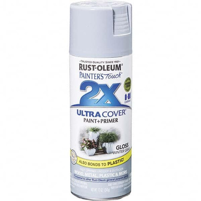 Rust-Oleum 334049 Spray Paint: White, Gloss, Enamel