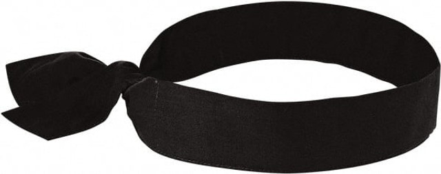 Ergodyne 12332 Cooling Bandana: Size Universal, Black, Cooling Relief, Hand Washable & Low-Profile