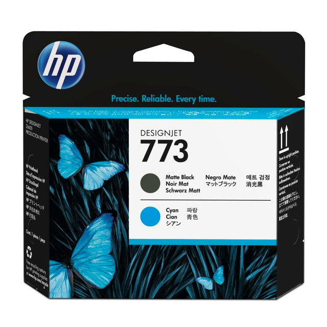 HP INC. C1Q20A HP 773 (C1Q20A) Matte Black/Cyan Printhead