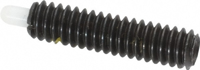 Vlier NNS55N Threaded Spring Plunger: 1/4-20, 1" Thread Length, 0.118" Dia, 3/16" Projection