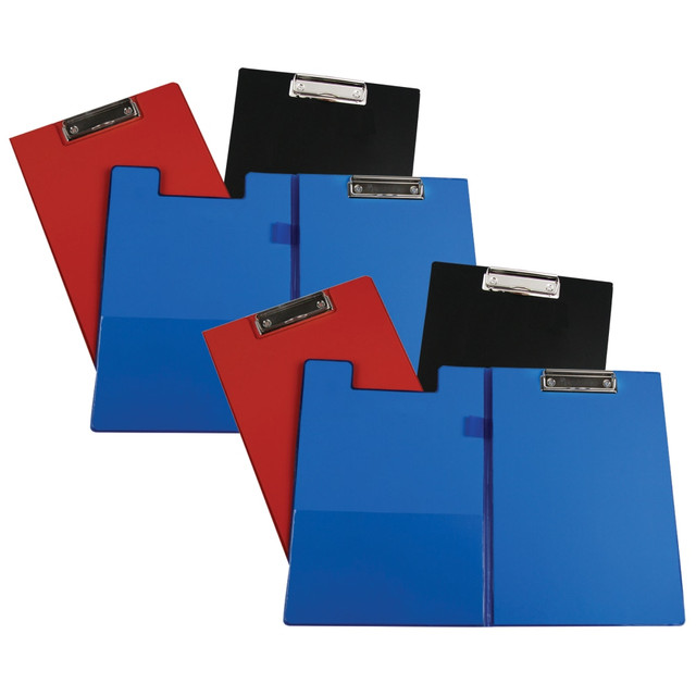 BAUMGARTENS CLI30600BN C-Line Clipboard Folders, 9in x 12 1/2in, Assorted Colors, Pack Of 6 BAUMGARTENS CLI30600BN C-Line Clipboard Folders, 9in x 12 1/2in, Assorted Colors, Pack Of 6