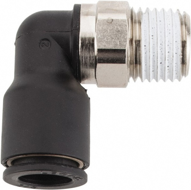 Legris 3109 60 14 Push-To-Connect Tube Fitting: Male Elbow, 1/4" Thread, 3/8" OD