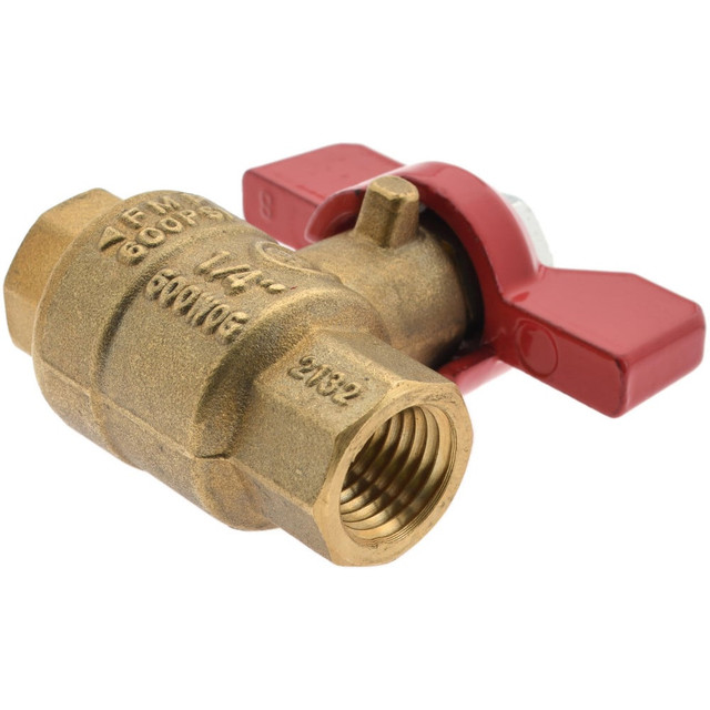 Value Collection TXN025-T Standard Manual Ball Valve: 1/4" Pipe, Full Port
