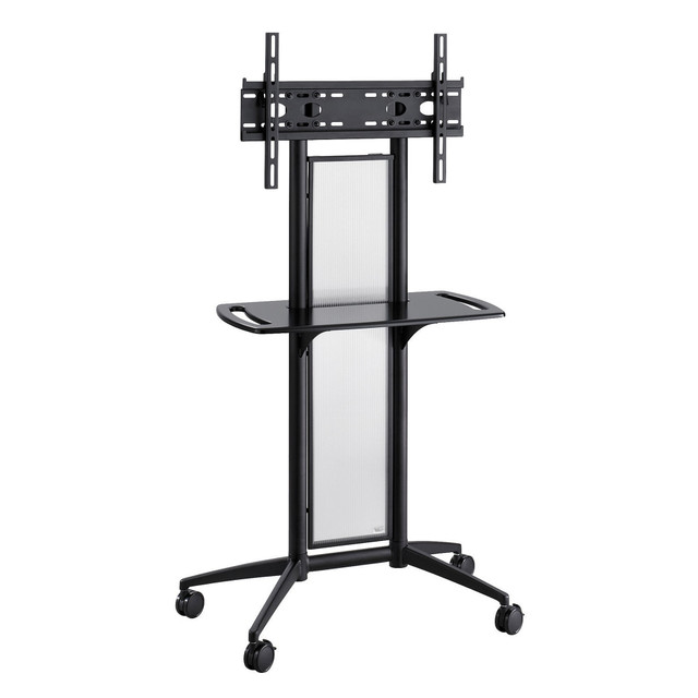 SAFCO PRODUCTS CO Safco 8926BL  Impromptu Flat-Panel TV Cart, 65 1/2inH x 38inW x 20inD, Black