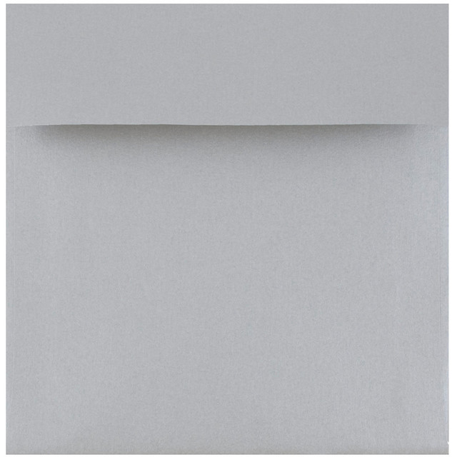 JAM PAPER AND ENVELOPE V018307 JAM Paper Square Stardream Metallic Envelopes, 6in x 6in, Gummed Seal, Silver, Pack Of 25