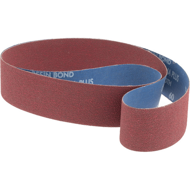 Norton 78072779089 Abrasive Belt: 2" Wide, 60" Long, 60 Grit, Ceramic