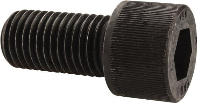 Unbrako 116002 Socket Cap Screw: 1-8, 2" Length Under Head, Socket Cap Head, Hex Socket Drive, Alloy Steel, Black Oxide Finish
