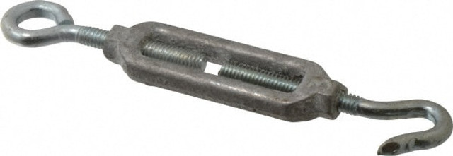 MSC 05211-5 52 (Eye) & 52 (Hook) Lb Load Limit, #12 Thread Diam, 1-13/16" Take Up, Aluminum Hook & Eye Turnbuckle