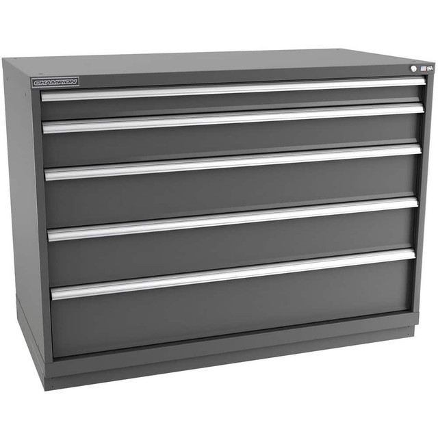 Champion Tool Storage DS1800501ILC-DG Storage Cabinets; Cabinet Type: Welded Storage Cabinet ; Cabinet Material: Steel ; Width (Inch): 56-1/2 ; Depth (Inch): 22-1/2 ; Cabinet Door Style: Solid ; Height (Inch): 41-3/4