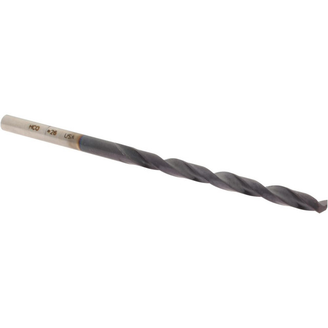 Hertel 4140182 Jobber Length Drill Bit: #26, 135 °, Cobalt