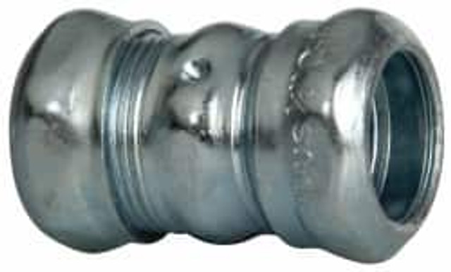 Cooper Crouse-Hinds 660S Conduit Coupling: For EMT, Steel, 1/2" Trade Size