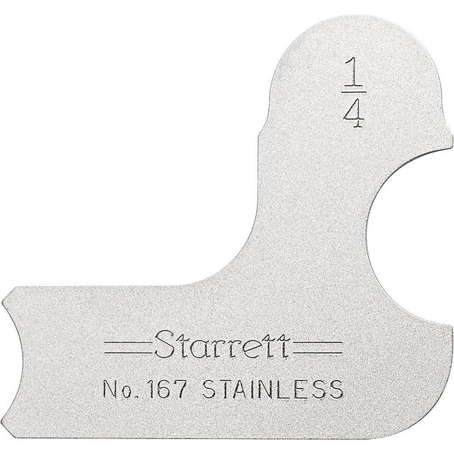 Starrett 50636 1/4 Inch Radius Gage