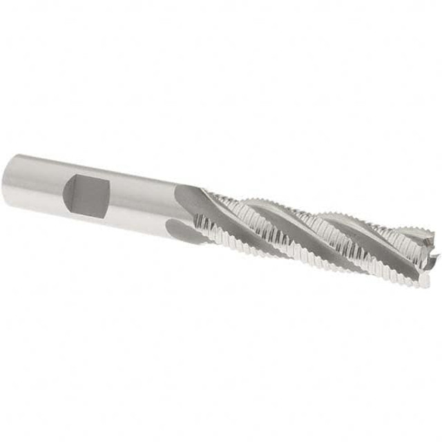 OSG 4500300 Square End Mill: 1/2'' Dia, 2'' LOC, 1/2'' Shank Dia, 4'' OAL, 4 Flutes, Cobalt