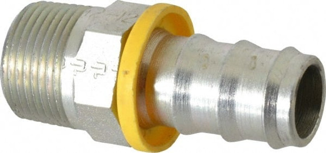 Parker 30182-12-12 Hydraulic Hose Male NPTF Pipe Rigid Fitting: 0.75" ID, 12 mm, 3/4-14