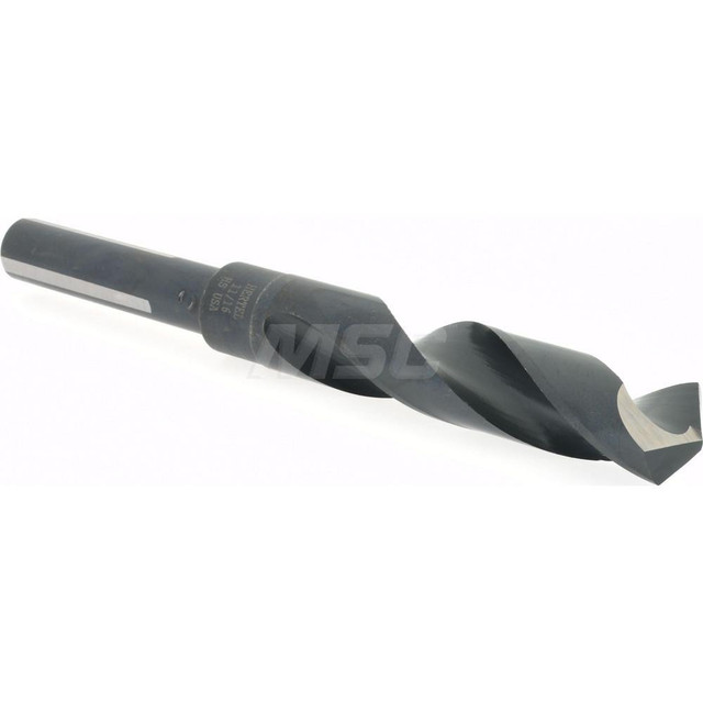 Hertel 77428704 Reduced Shank Drill Bit: 11/16'' Dia, 1/2'' Shank Dia, 118 0, High Speed Steel