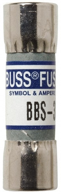 Cooper Bussmann BBS-1/4 Cartridge Fast-Acting Fuse: 0.25 A, 1-3/8" OAL