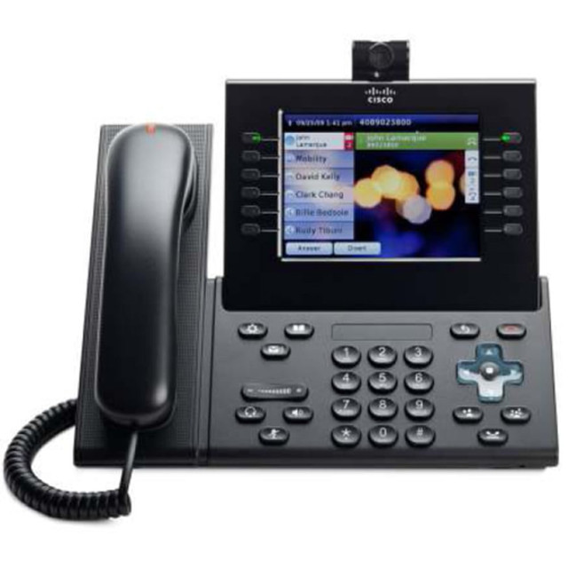 CISCO CP-9971-CL-K9=  Slimline Handset for IP Phone - Corded - USB - Charcoal