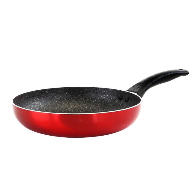 GIBSON OVERSEAS INC. 995112679M Oster Merrion Aluminum Frying Pan, 9-1/2in, Red GIBSON OVERSEAS INC. 995112679M Oster Merrion Aluminum Frying Pan, 9-1/2in, Red