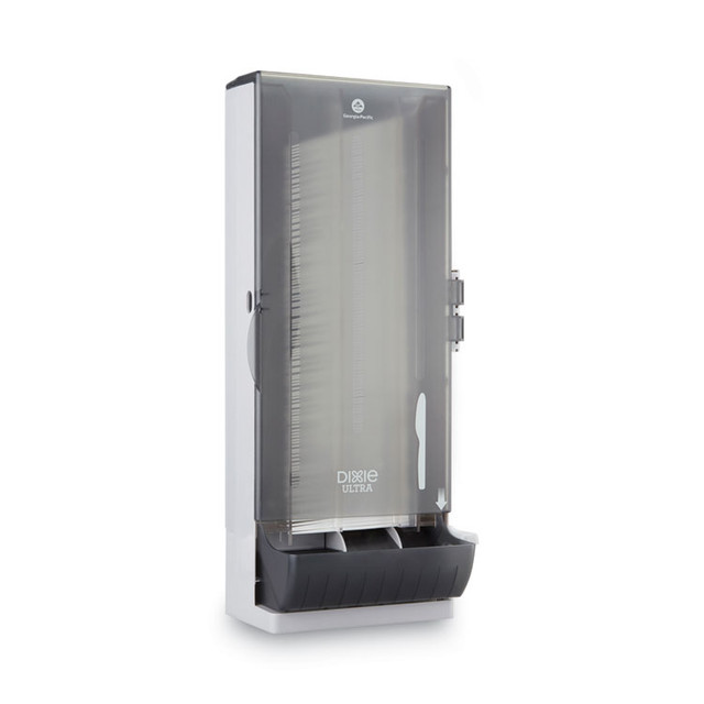 GEORGIA PACIFIC Dixie® SSKPD120 SmartStock Dining Utensil Dispenser, Holds 120 Knives, 10 x 8.78 x 24.75, Smoke