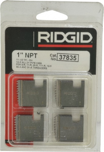 Ridgid 37835 1 - 11-1/2 NPT, Right Hand, Alloy Steel, Pipe Threader Die