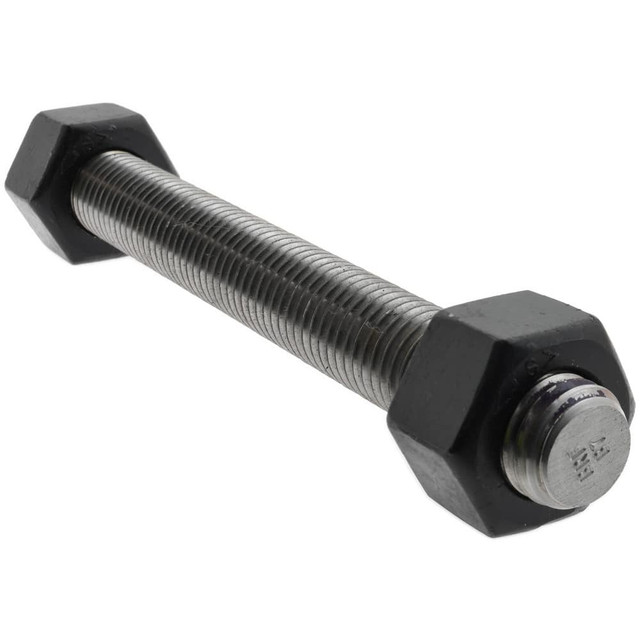 Value Collection B7SN0750675CP 3/4-10, 6-3/4" Long, Uncoated, Steel, Fully Threaded Stud with Nut