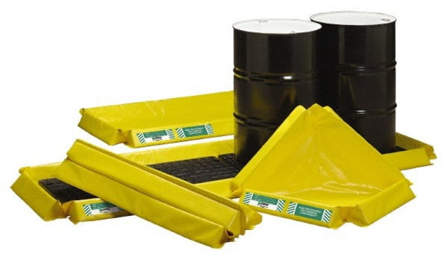 Enpac 5770-YE-G Spill Pallet: 6 Drum, 60 gal, Vinyl