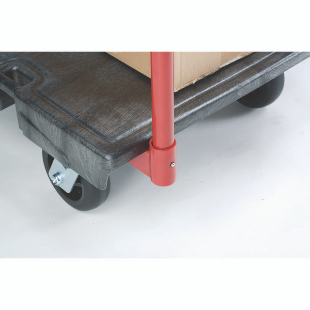RUBBERMAID COMMERCIAL PROD. 443600BK Heavy-Duty Platform Truck Cart, 2,000 lb Capacity, 24 x 48 Platform, Black