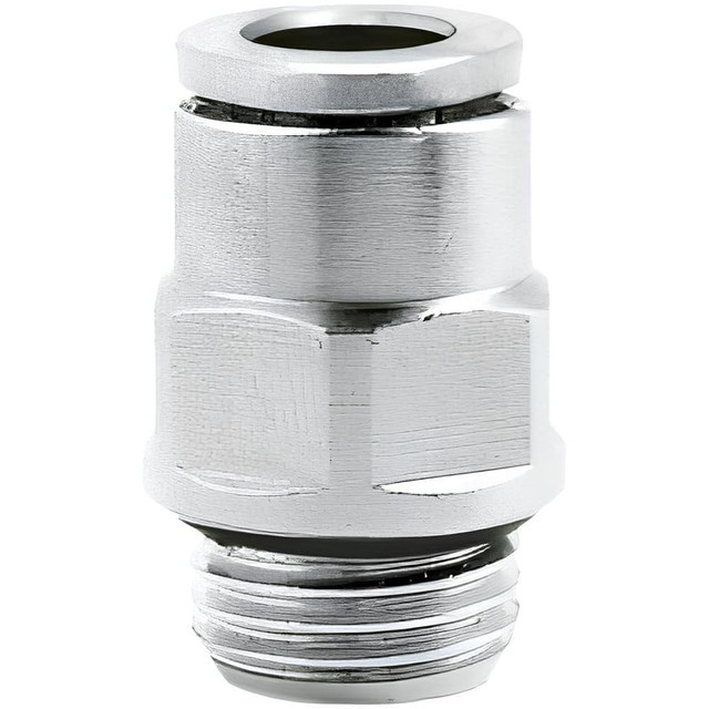 Norgren 102250518 Push-To-Connect Tube to Male & Tube to Male BSPP Tube Fitting: Adapter, Straight, 1/8" Thread