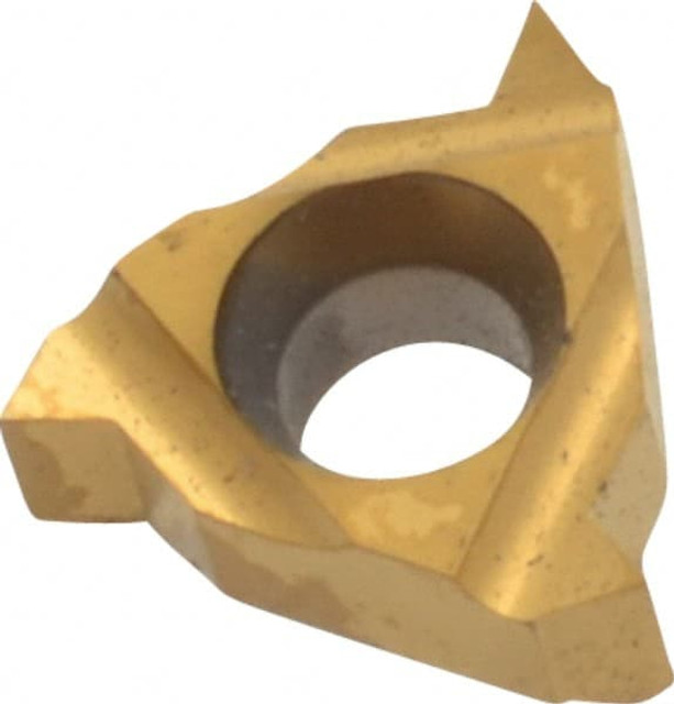 Carmex 1/4INRHA60P25C Laydown Threading Insert: 11 IR A60 P25C/GOLD, Solid Carbide