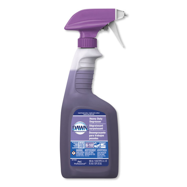 PROCTER & GAMBLE Dawn® Professional 04854 Heavy Duty Degreaser Spray, 32 oz Bottles, 6 Bottles and 2 Trigger Sprayers/Carton