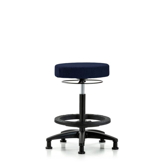 Blue Ridge Ergonomics MSC42226 Adjustable Height Swivel Stool: Olefin, 24" Seat Width, 24" Seat Depth