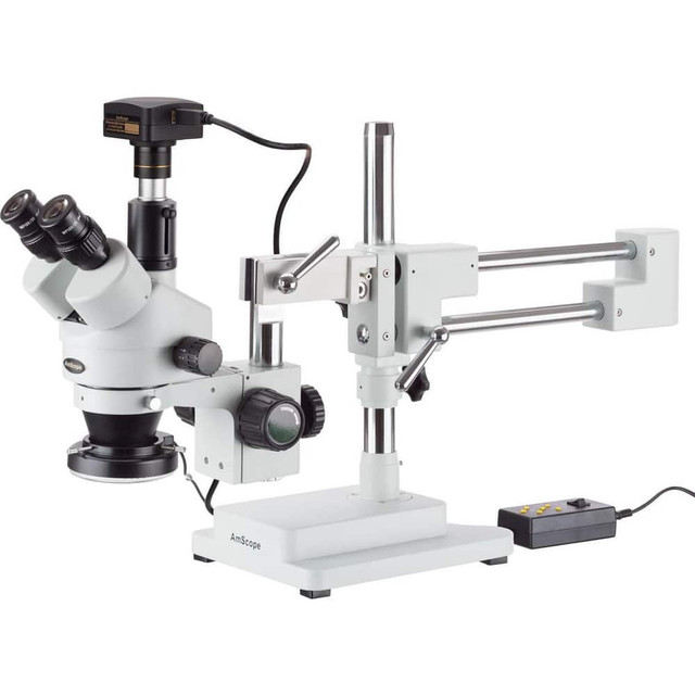 AmScope SM-4TZ-144A-18M Microscopes; Microscope Type: Stereo ; Eyepiece Type: Trinocular ; Image Direction: Upright ; Eyepiece Magnification: 10x