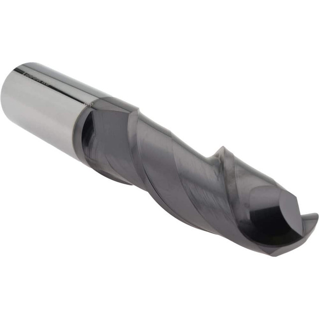 Accupro 14788620 Ball End Mill: 1" Dia, 3" LOC, 2 Flute, Solid Carbide