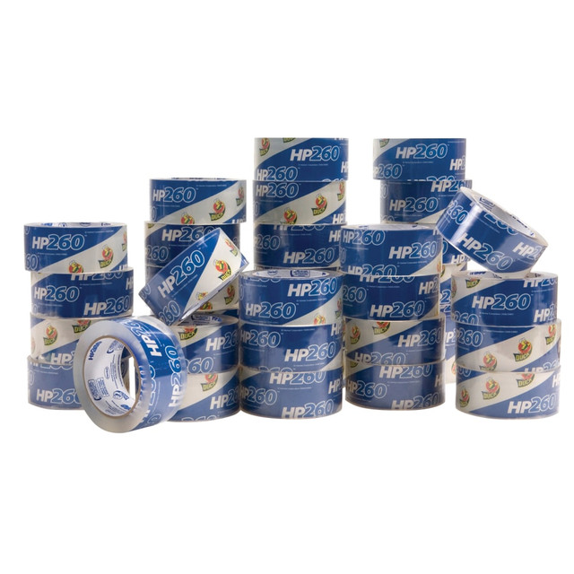 SHURTECH BRANDS, LLC 1288647 Duck HP260 Super High-Performance Packaging Tape, 1-7/8in x 60 Yd., Crystal Clear, Pack Of 36 Rolls