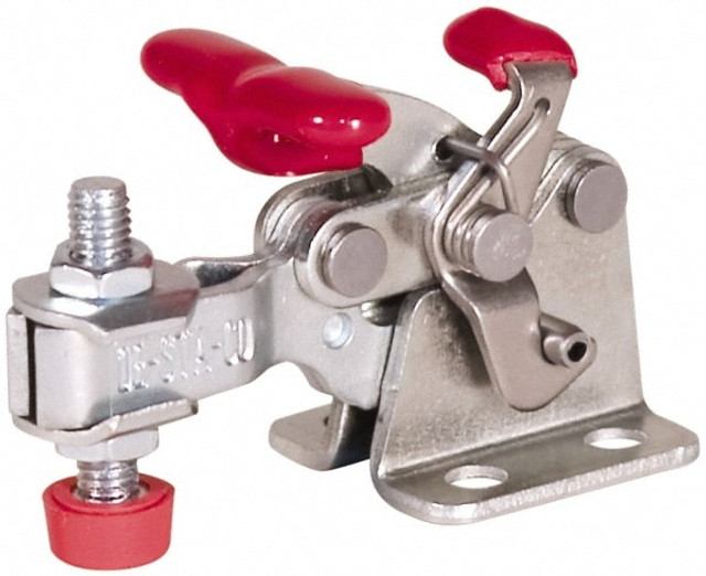 De-Sta-Co 305-UR Manual Hold-Down Toggle Clamp: Horizontal, 150 lb Capacity, U-Bar, Flanged Base