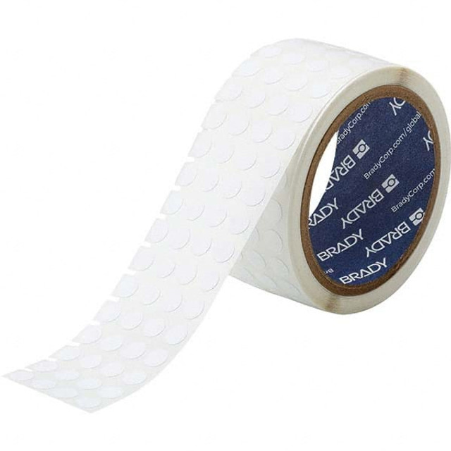 Brady 62375 Label Maker Label: White, Nylon, 3,000 per Roll